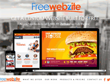 Tablet Screenshot of freewebzite.com